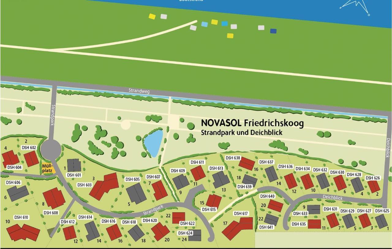 Friedrichskoog-Deichblick 1 Villa Luaran gambar